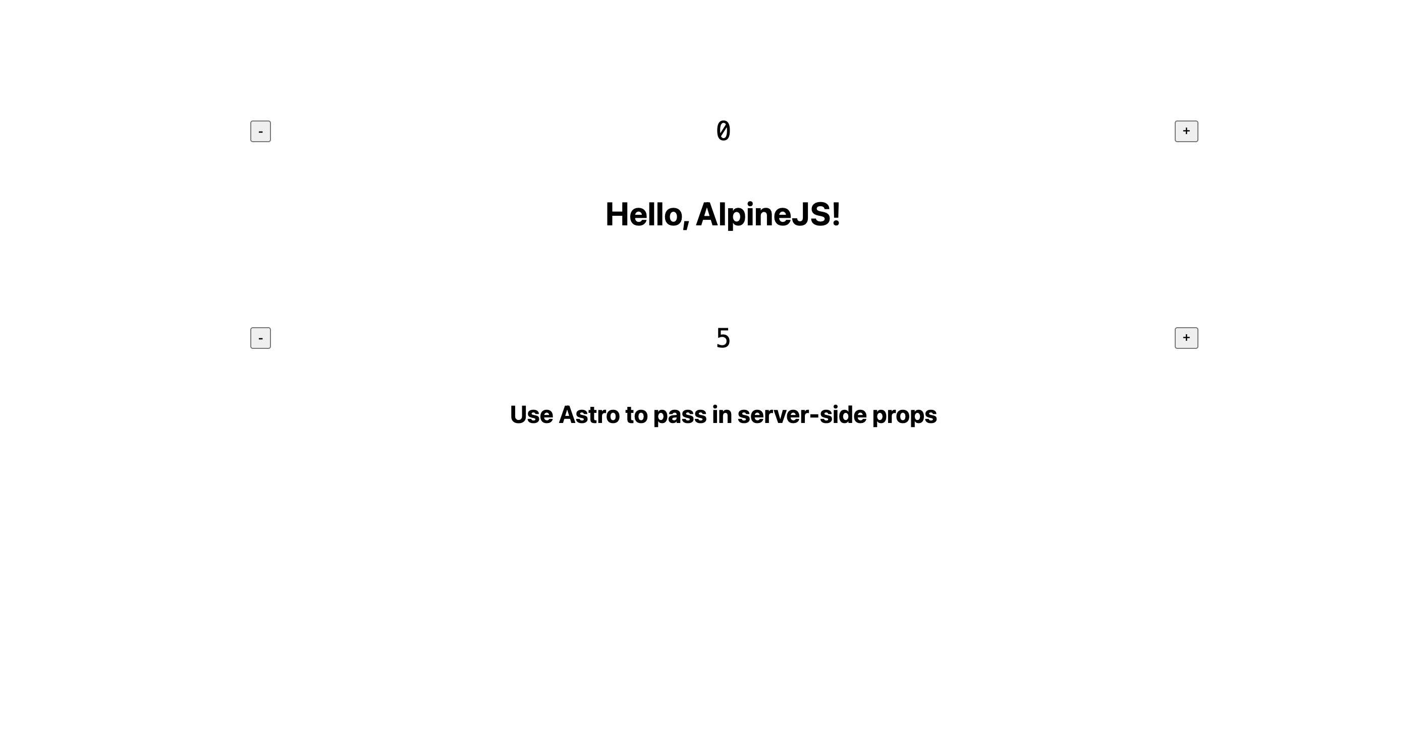 Astro With Alpine