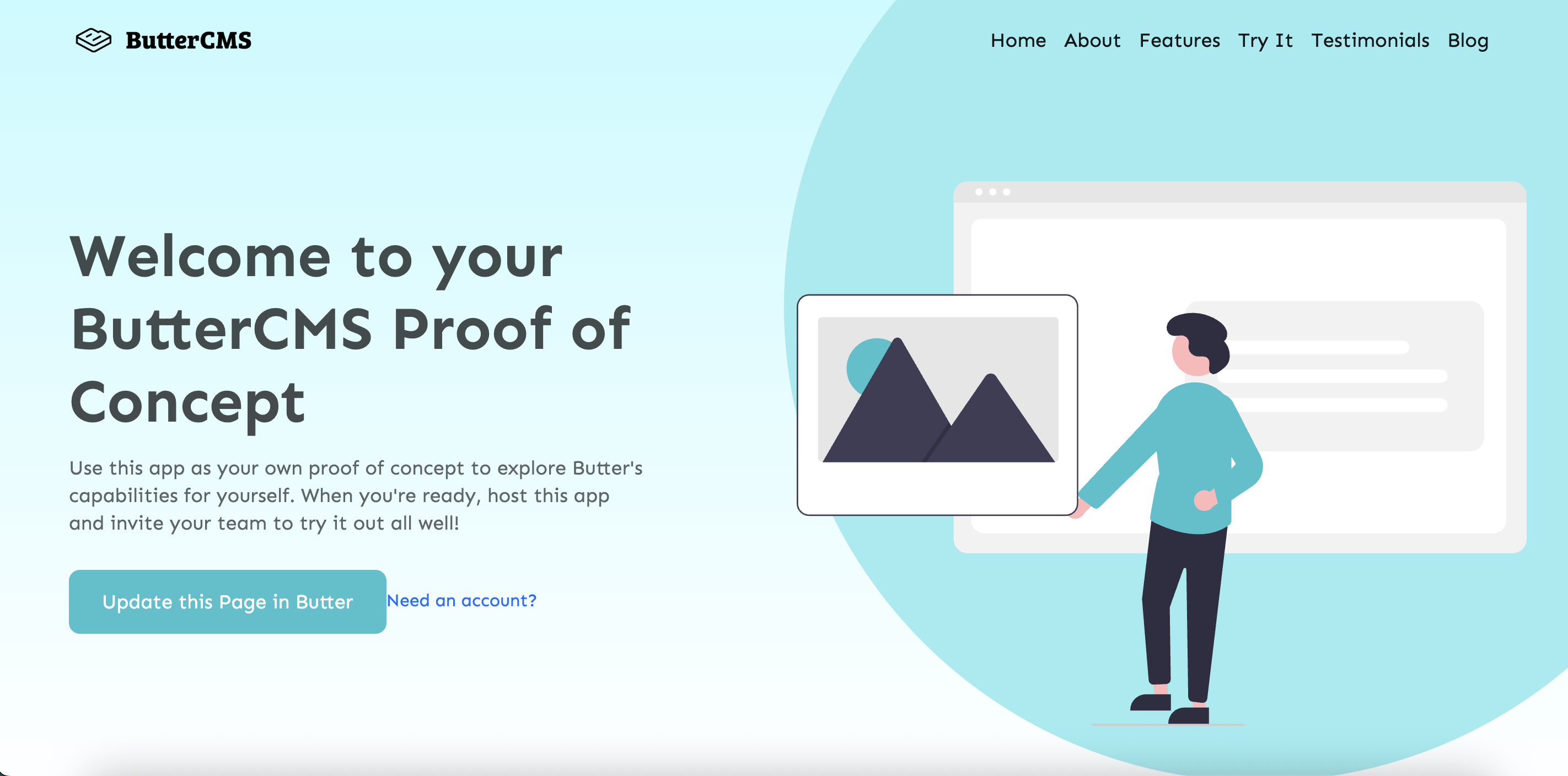 Gatsby blog starter kit template