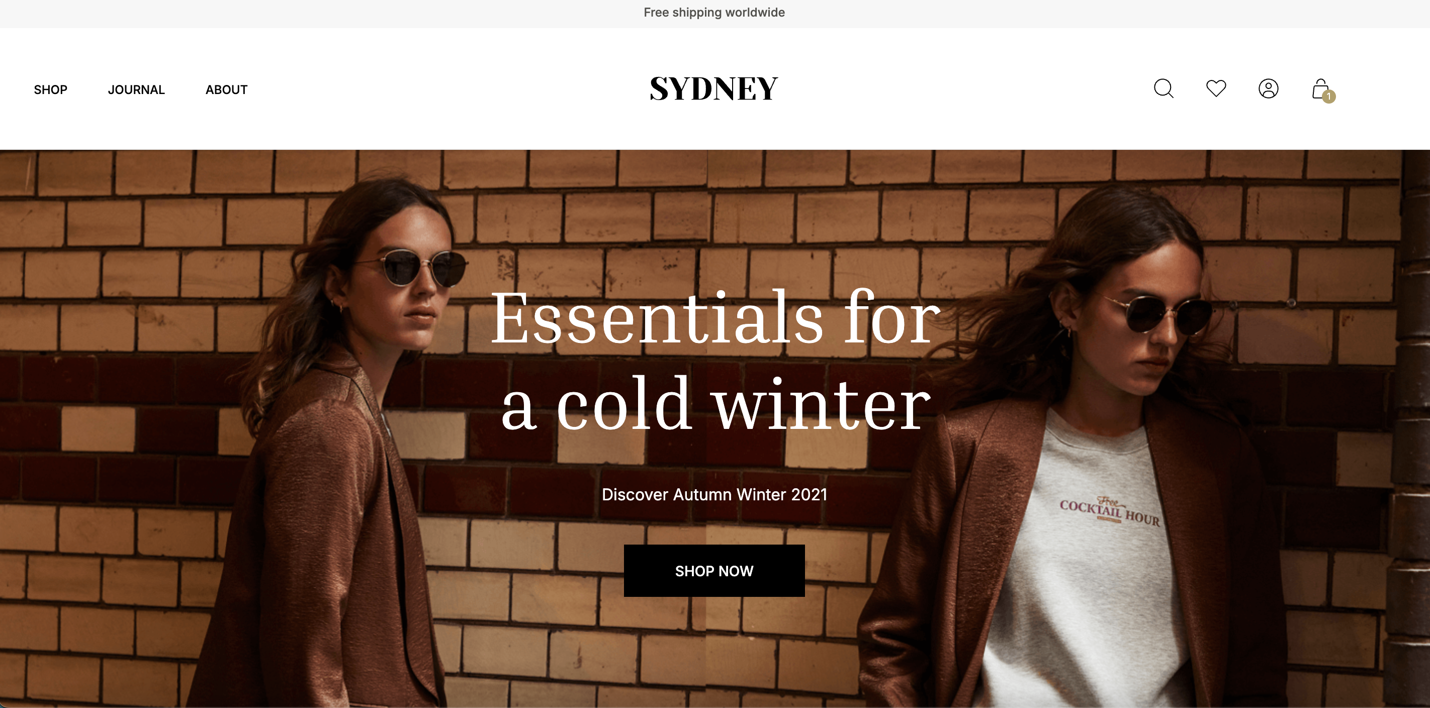 Gatsby E-commerce theme