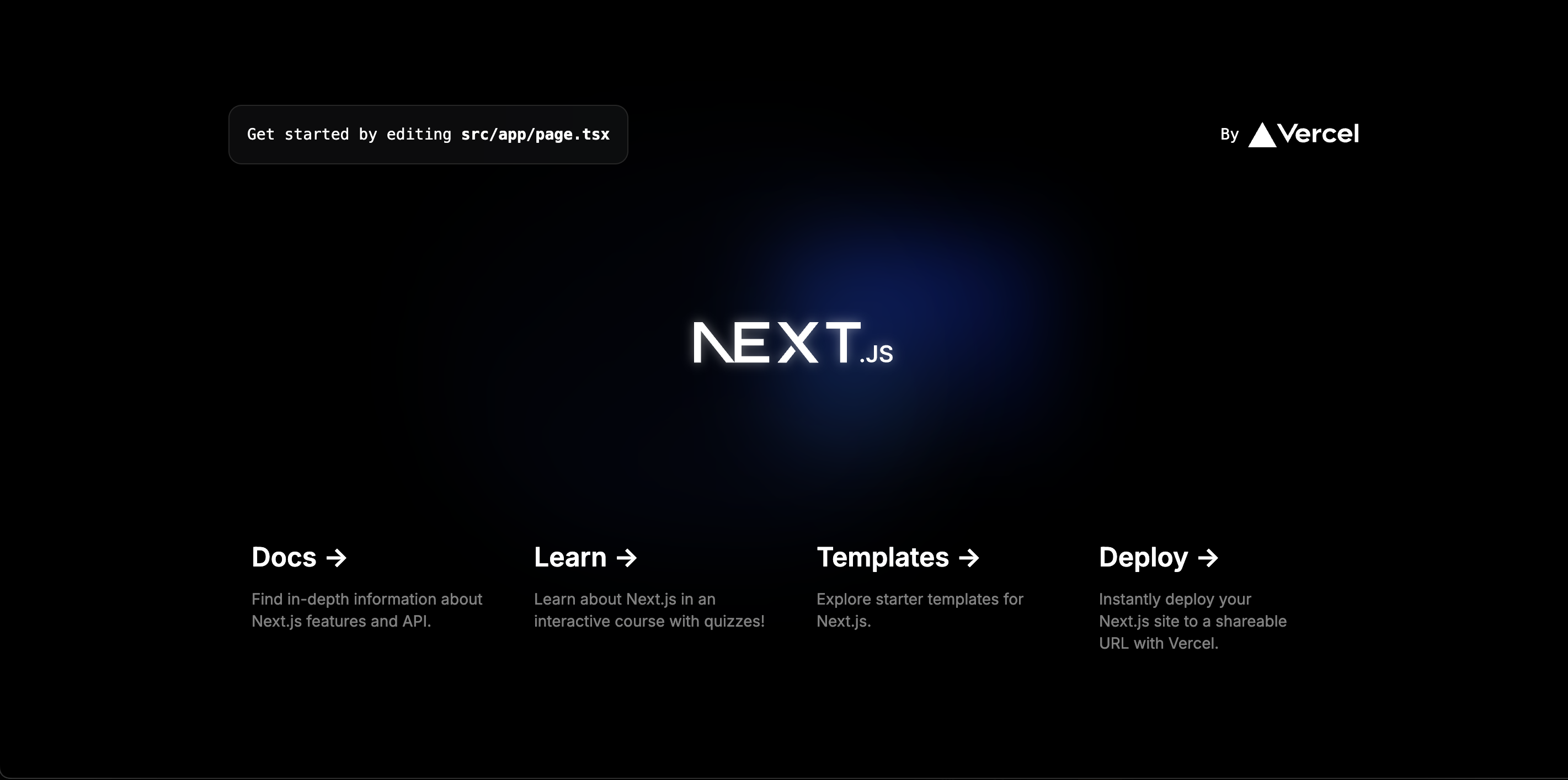 Next.js static boilerplate