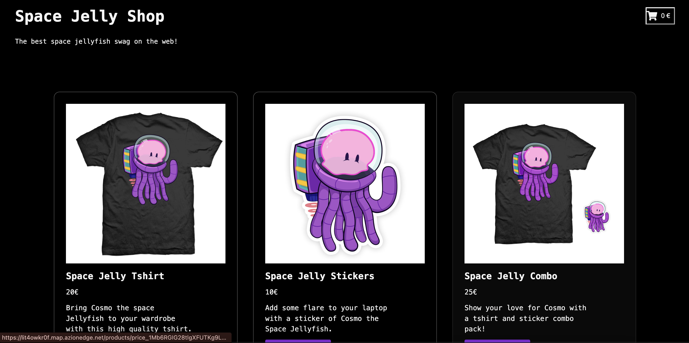 Space jelly store