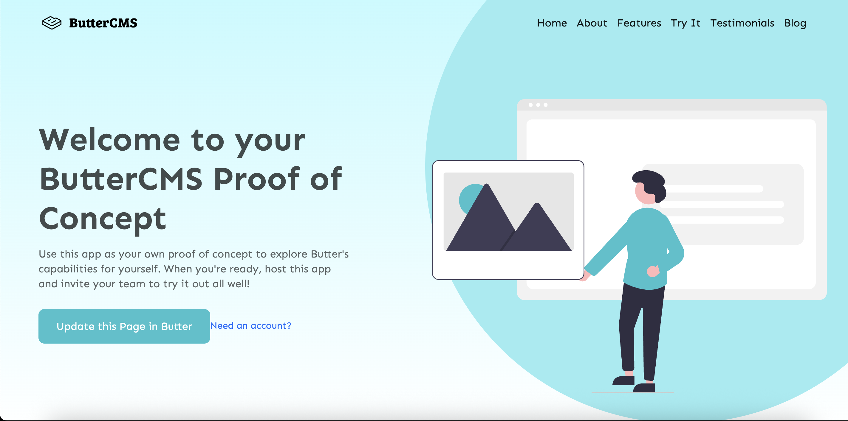React + ButterCMS