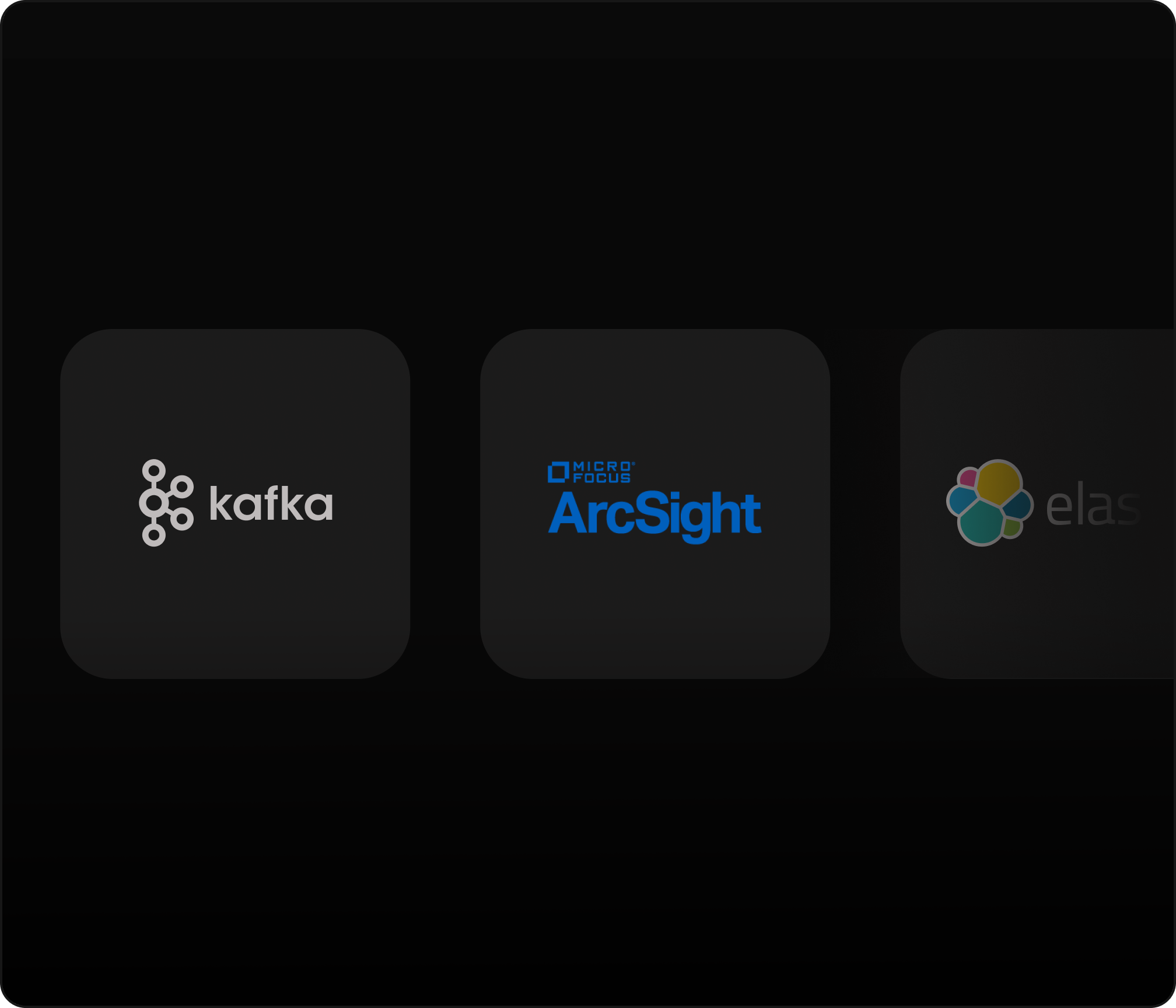 Integraciones con terceros con visibilidad en tiempo real.