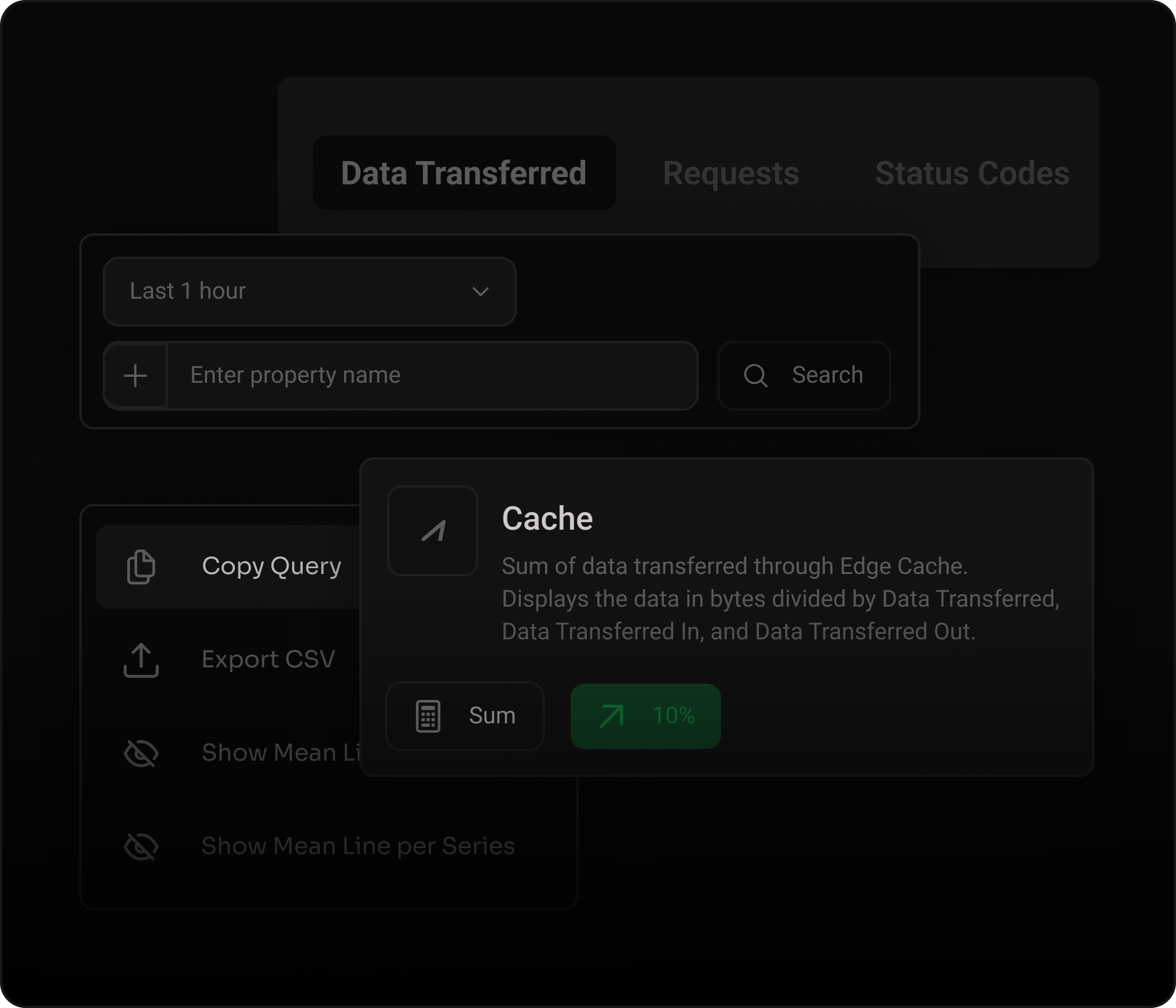 Powerful visualization dashboard displaying real-time charts and performance metrics.
