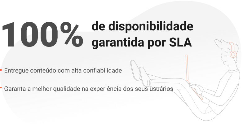 100% de disponibilidade garantida por SLA