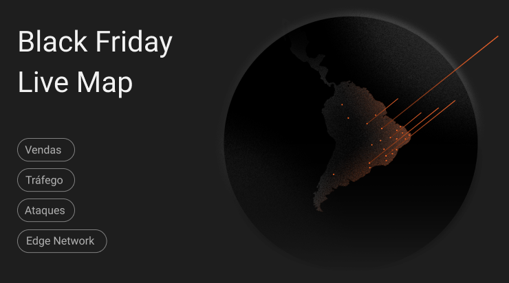 Imagem com mapa da Black Friday 2022
