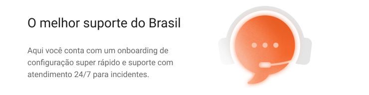 Imagem com informações sobre o suporte da plataforma de edge computing da Azion